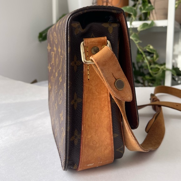 SOLD LOUIS VUITTON VINTAGE CARTOUCHIÈRE MM - Picture 8 of 13